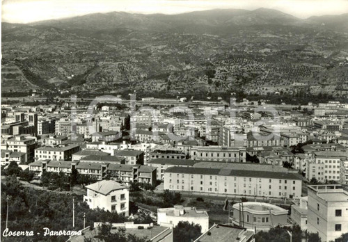 Cartolina originale da collezione 1959 COSENZA Panorama della cittÃ  *Cartolina postale FG VG 1