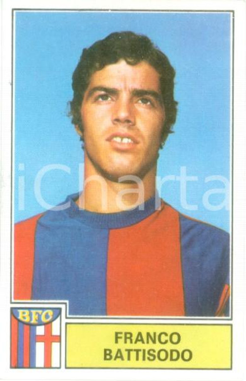 Oggetto da collezione cartaceo PANINI - CALCIATORI 1971 - 1972 Figurina Franco BATTISODO Serie A BOLOGNA 1