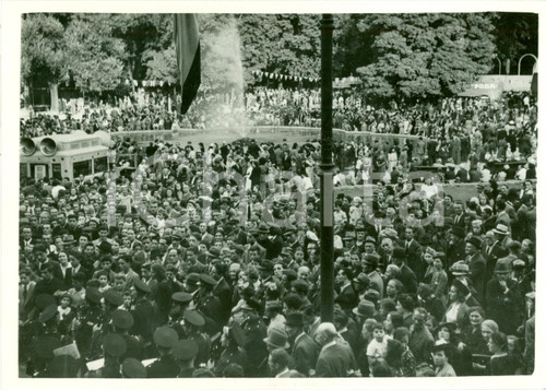 Fotografia d epoca originale 1940 MILANO Panorama Giornata dell UVA ai Giardini PUbblici Fotografia 1