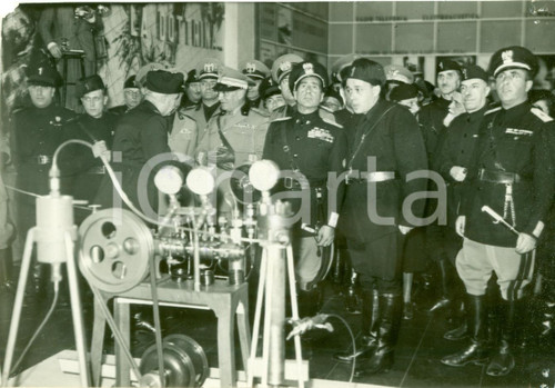 Fotografia d epoca originale 1938 TORINO Mostra Autarchia Achille STARACE padiglione metallurgia FOTOGRAFIA 1