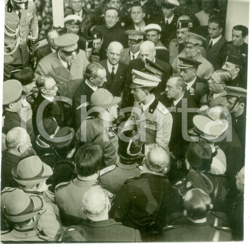 Fotografia d epoca originale 1936 NAPOLI Umberto II con il Segretario Federale Fotografia 1
