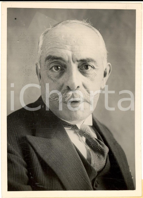 Fotografia d epoca originale 1940 ca PARIS Ritratto di Alphonse THIBON deputato ARDECHE Foto 11x15 cm 1