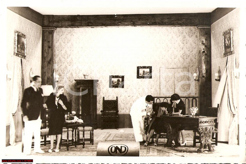 Fotografia d epoca originale 1930 MOGADISCIO Compagnia Filodrammatica OND vera foto 1