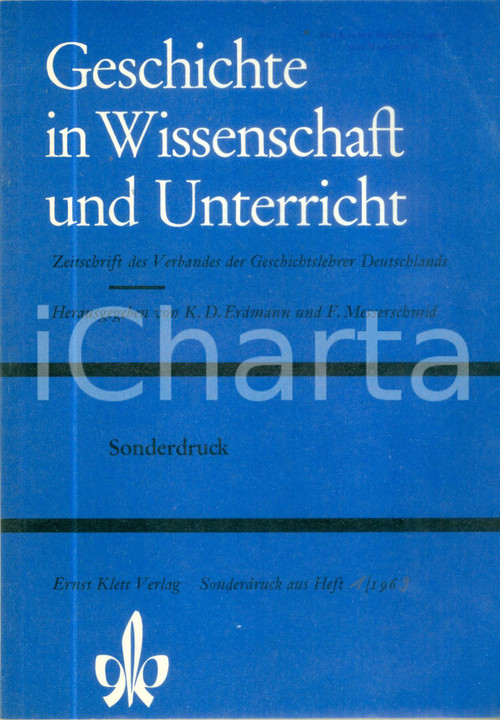 Libro, pubblicazione d epoca 1969 Horst BRAUNERT Der Ausbruch des Kampfes zwischen Athen und Sparta 1