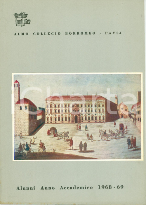 Libro, pubblicazione d epoca 1968 PAVIA Alunni dell Almo Collegio BORROMEO Pubblicazione 1