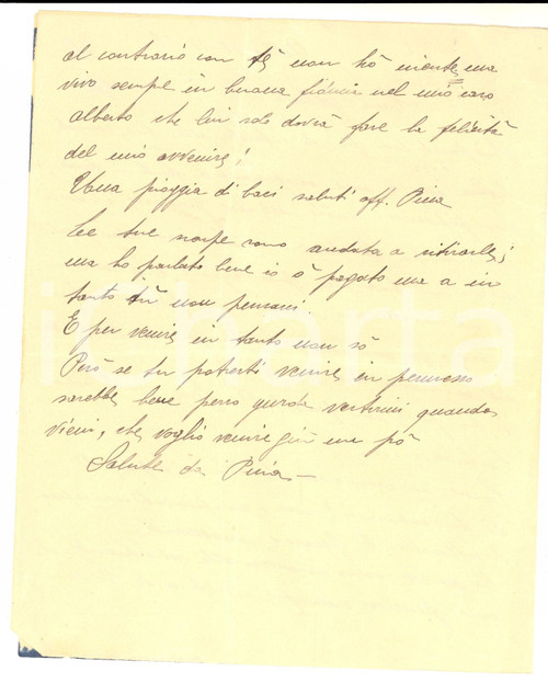 1928 PELLIO INTELVI (CO) I divertimenti abbattono le persone innamorate *Lettera
