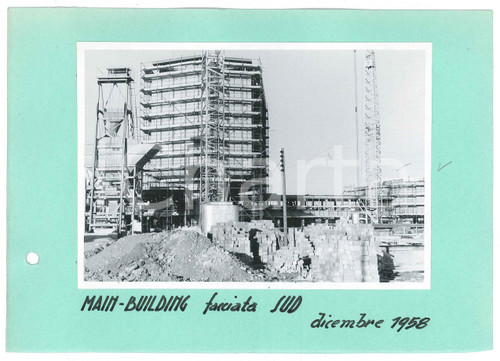 Dicembre 1958 GINEVRA Costruzione del CERN - Main building - Facciata sud - Foto
