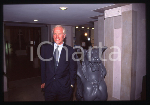 35mm vintage slide* 1990 ca MODA Nicola TRUSSARDI ritratto dello stilista (44)