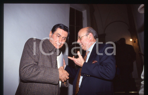 35mm vintage slide* 1990 ca ROMA (?) Onofrio PIRROTTA Nicola MANCINO Ritratto 2