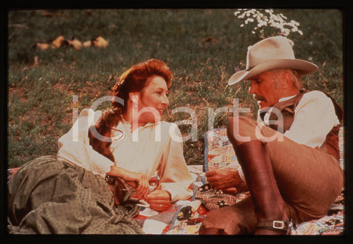 35mm vintage slide* 1989 Serie TV "LONESOME DOVE" Robert DUVALL Anjelica HUSTON