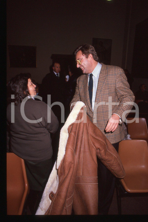 35mm vintage slide* 1985 ca MILANO Pino COVA - Ritratto del politico PSI (7)