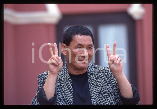 35mm vintage slide* 1997 MOSTRA DI VENEZIA Takeshi KITANO Ritratto regista (21)