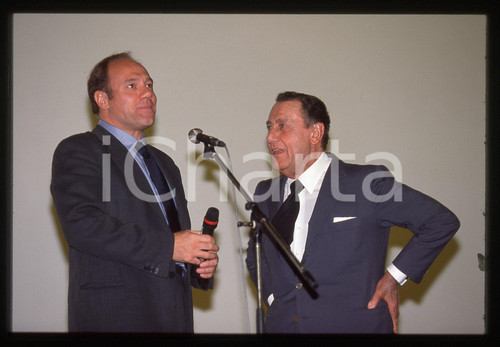35mm vintage slide* 1995 ca CINEMA Alberto SORDI Carlo VERDONE Ritratto attori 3