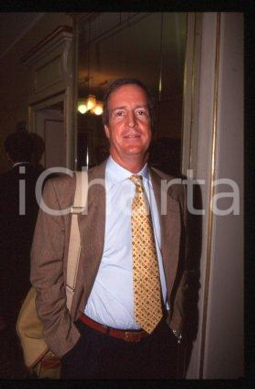 35mm vintage slide* 1996 ca MILAN Portrait of an author Wolfgang ACHTNER (5)