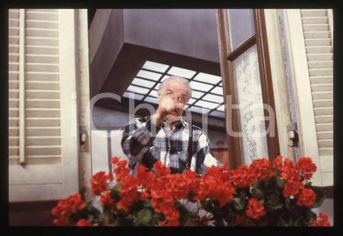 35mm vintage slide* 1988 RAI 3 TRASMISSIONE FORZATA Dario FO - Ritratto (8)