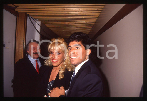 35mm vintage slide* 1990 MILANO Galà ITALIA '90 Diego MARADONA - Ritratto (28)