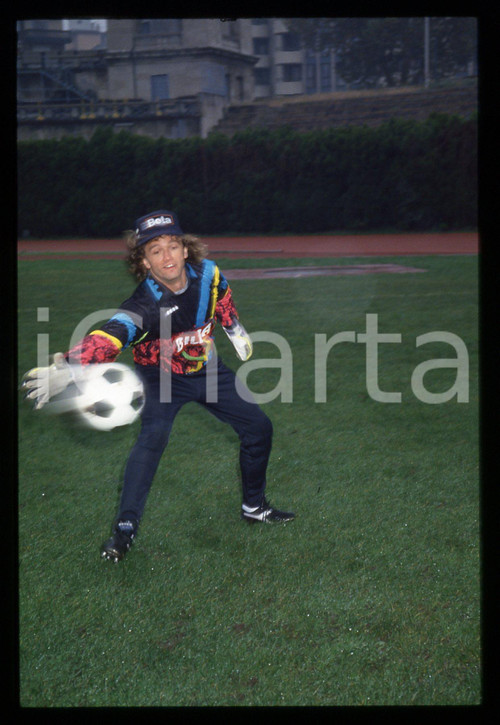 35mm vintage slide* 1990 ca MILANO Nazionale piloti F1 - Fabrizio BARBAZZA (3)