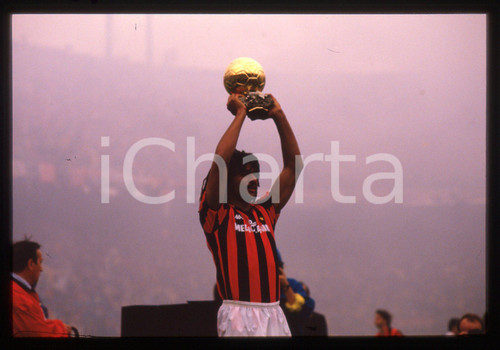 35mm vintage slide* 1988 MILANO CALCIO Ruud GULLIT Pallone d'oro AC MILAN