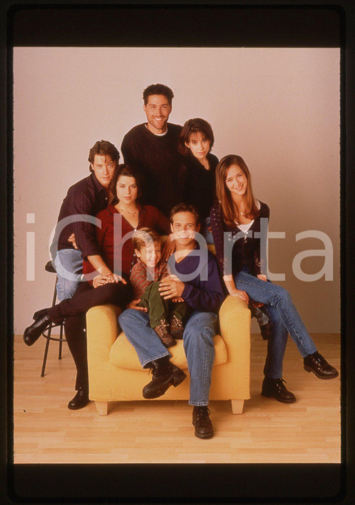 35mm vintage slide* 1994 PARTY OF FIVE Matthew FOX Neve CAMPBELL Lacey CHABERT