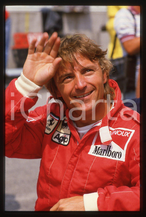 35mm vintage slide* 1983 GP MONZA Renè ARNOUX scuderia FERRARI - Ritratto (5)