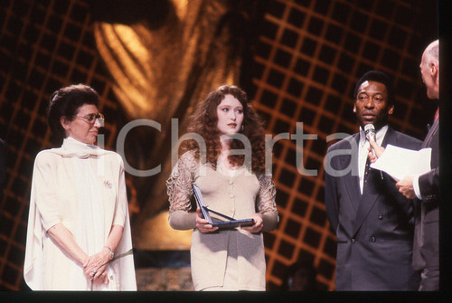 35mm vintage slide* 1990 MILANO Galà ITALIA '90 - PELÉ al Palatrussardi