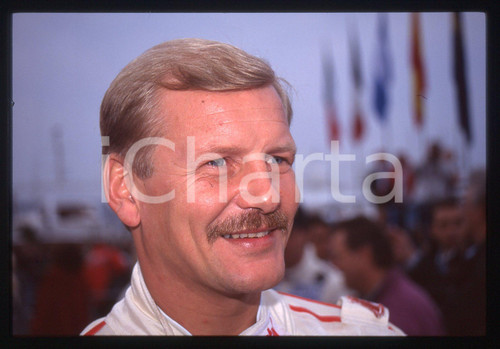 35mm vintage slide* 1990 ca FIA WRC - Juha KANKKUNEN Scuderia TOYOTA Ritratto 4