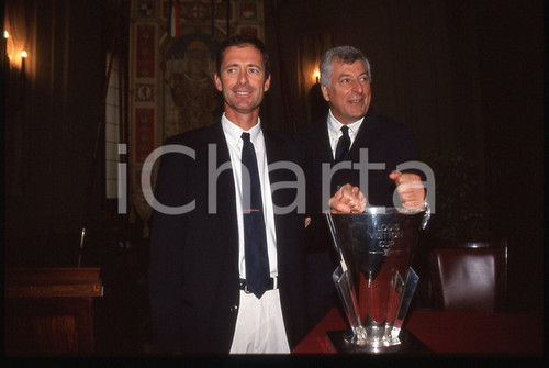 35mm vintage slide* 2000 MILANO - Francesco DE ANGELIS e Patrizio BERTELLI
