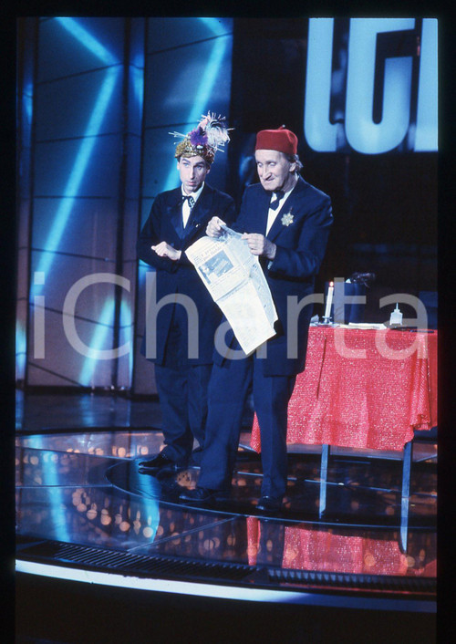 35mm vintage slide* 1987 CANALE 5 TELEMIKE - Mac RONAY JUNIOR e Mac RONAY (4)