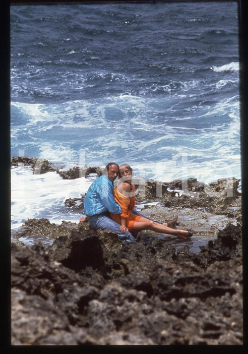 35mm vintage slide* 1987 GUADALUPA - Muriel DUBRULLE e Pierre RICHARD (13)