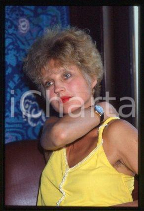 Hanna SCHYGULLA VENICE German actress chanson singer 1986 *35mm vintage slide 13