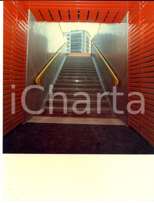 1990 MILANO Metropolitana M3 - Nuova stazione REPUBBLICA - Scale *Foto