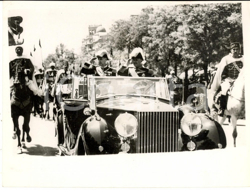 1953 MADRID Portugal's president Francisco LOPES and Francisco FRANCO *Photo
