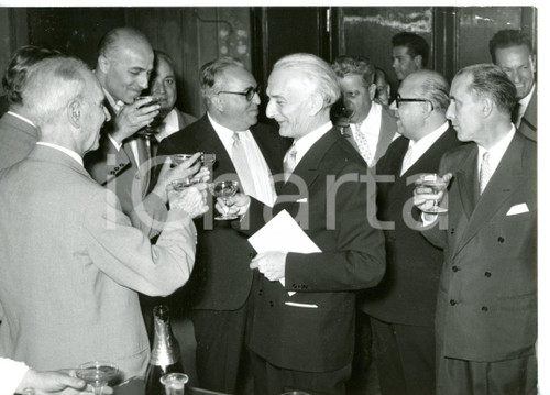 1955 ROMA - DC Brindisi di Antonio SEGNI dopo giuramento al Quirinale *Foto