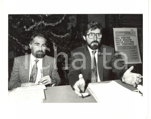 1985 ca MILANO Convegno DC con Luigi MARTINELLI e Antonio BALLARIN *Foto