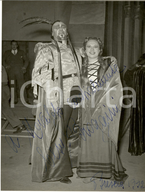 1952 BRESCIA LIRICA - Soprano Cesy BROGGINI - Foto con autografo 18x24 cm