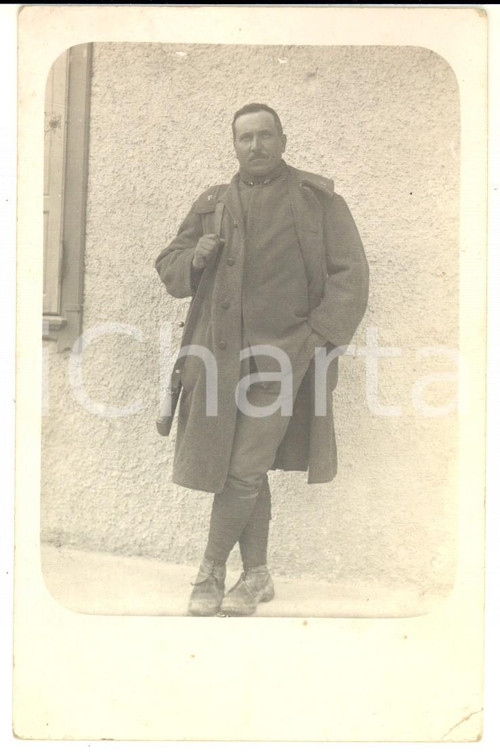1910 ca Area BRESCIA Ritratto ufficiale di artiglieria con il fucile - Foto 