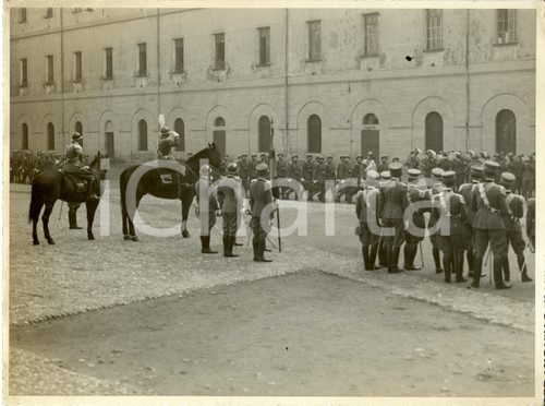 Fotografia d epoca originale 1931 MILANO Ottavo Reggimento Fanteria giuramento reclute FOTOGRAFIA 1