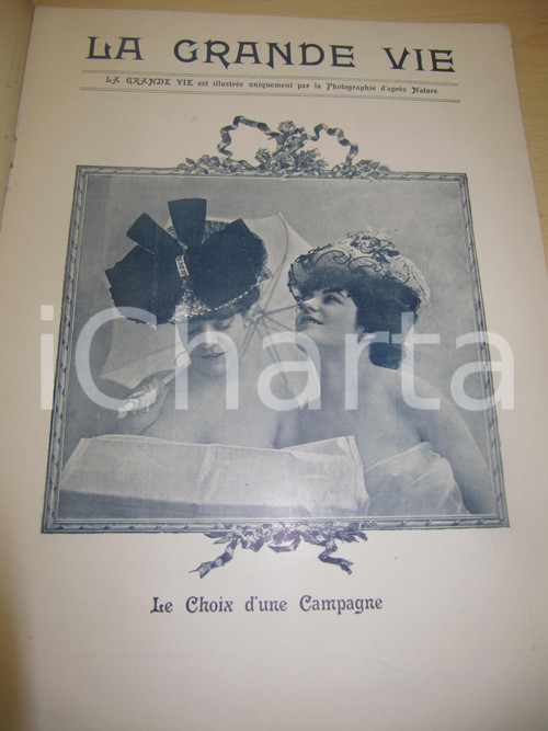 Giornale, rivista storica 1900 LA GRANDE VIE Rivista EROTICA illustrata Anno 2 nÂ° 12 RARA 1