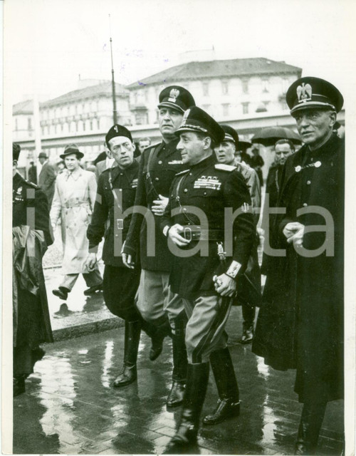 Fotografia d epoca originale 1939 MILANO Achille STARACE chiude Fiera Campionaria Fotografia 1