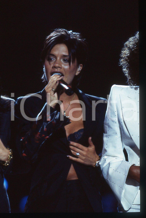 35mm vintage slide* 1995 ca MUSICA Victoria ADAMS - Concerto SPICE GIRLS (2)