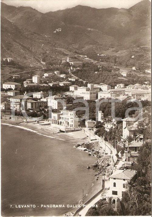 1950 ca LEVANTO (SP) Panorama dalla Pietra *Cartolina FG VG
