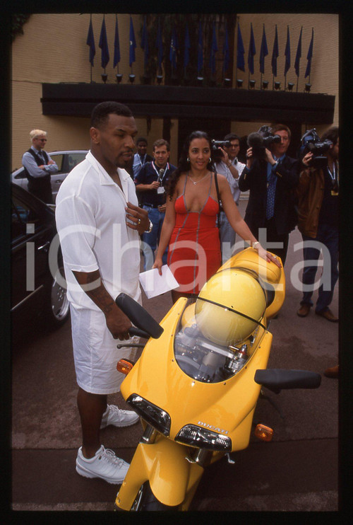 35mm vintage slide* 1998 MONACO Mike TYSON Monica TURNER - WORLD MUSIC AWARDS 46