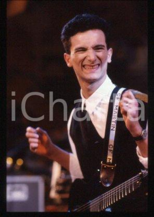 BUNGARO - ITALY Portrait of singer-songwriter 1990 ca * 35 mm vintage slide 5