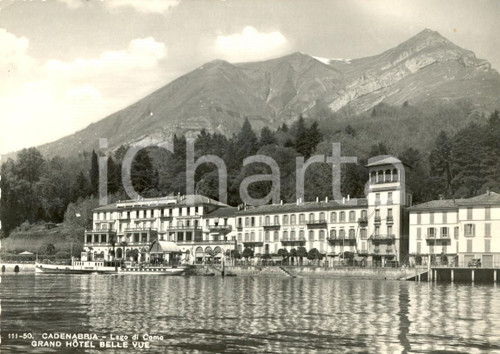 1950 ca GRIANTE (CO) Grand hotel BELLE VUE di CADENABBIA sul LAGO DI COMO *FG NV