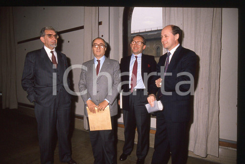 35mm vintage slide* 1988 ca MILANO Enrico DE MITA Giuseppe GUZZETTI (7)