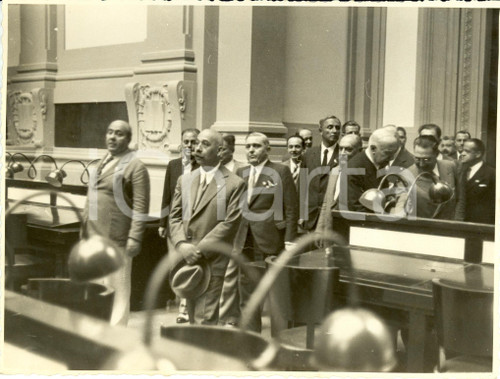 Fotografia d epoca originale 1935 FIRENZE Ministri Luigi RAZZA Cesare DE VECCHI biblioteca nazionale Foto 1