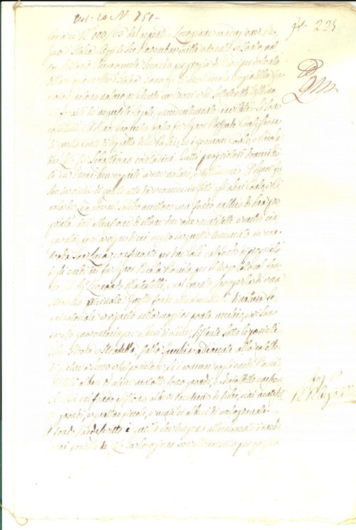 Documento originale, autentico 1864 BARLETTA Francesco FUSCO affitta fondo rustico a Carlo e Nicola DE LISO 1
