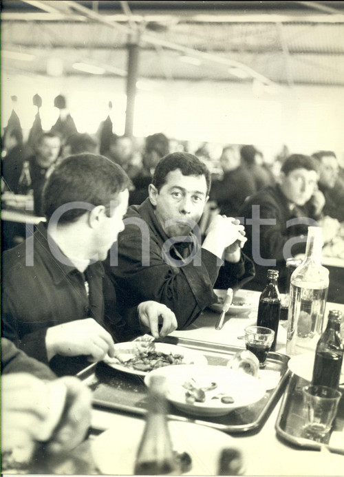 1965 ca VENEZIA MESTRE Una mensa operaia *Foto ARTISTICA DANNEGGIATA 22x34 cm