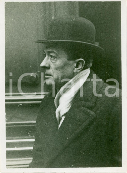 Fotografia d epoca originale 1910 PARIS Comico FÃ©lix GALIPAUX riceve LÃ©gion d Honneur Fotografia 1