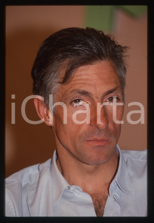 35mm vintage slide* 1990 ca ITALIA Francesco MOSER - Ritratto del ciclista